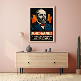James Garfield 20th President Poster