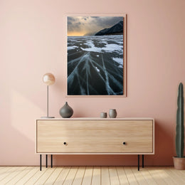 Winter Wonderland in Snowy Serenity - National Park Poster