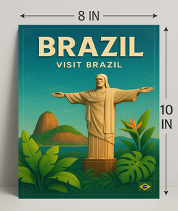 Discover Brazil Poster PosterGoat