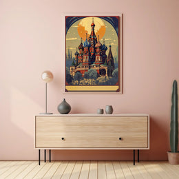 Enchanted Cathedral at Dusk Poster