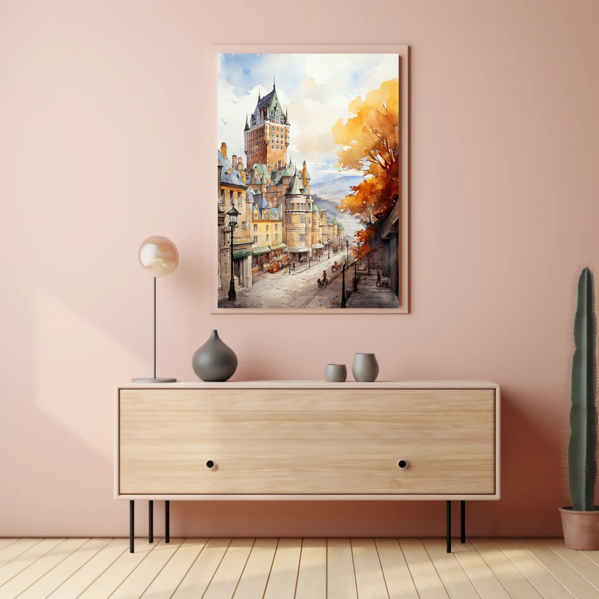 Autumn In A Historic City Poster