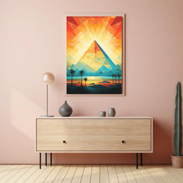 Egyptian Pyramid Mystique Cultural or Heritage Poster