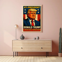 Donald Trump 47th Presidency Political or Propaganda Poster