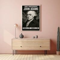 John Adams 2Nd President Poster