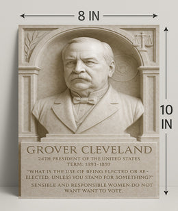 Grover Cleveland 24th President Wall Art Print PosterGoat