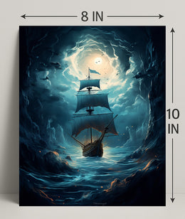 Voyage Through The Storm Poster PosterGoat