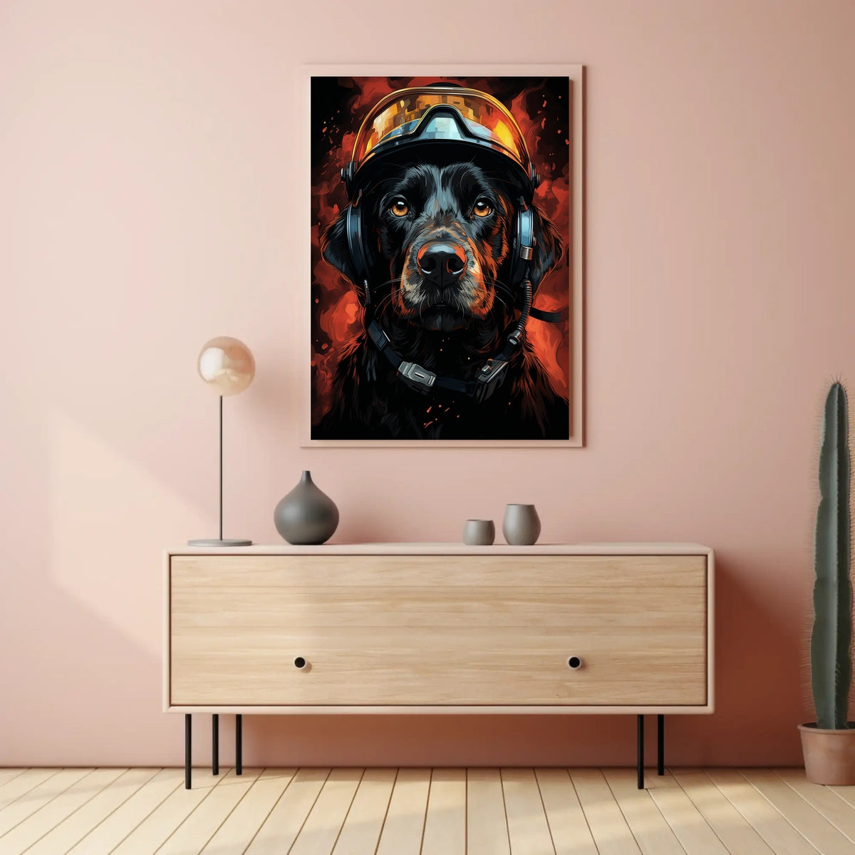 Heroic Canine Aviator Poster