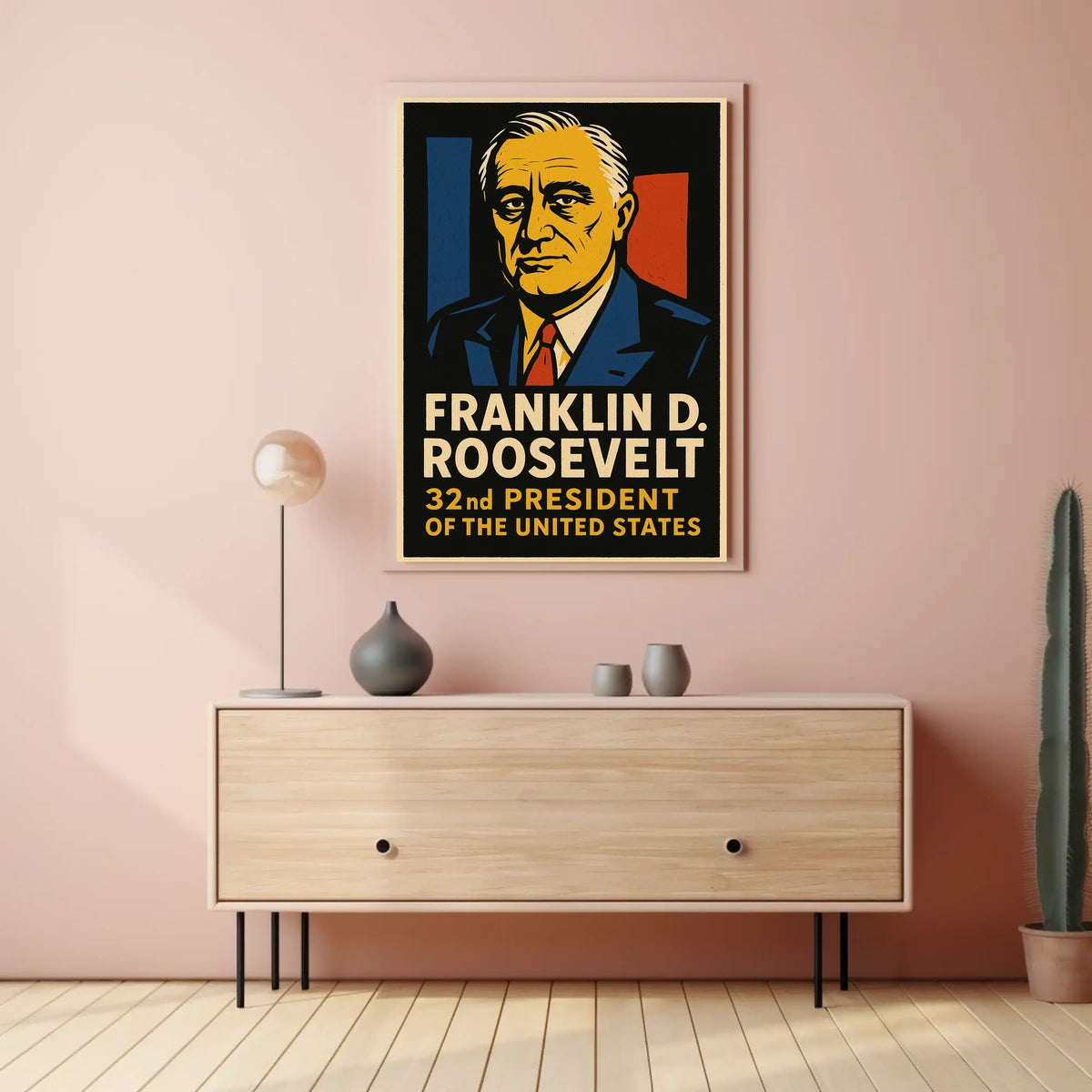 Franklin D. Roosevelt 32Nd President Poster