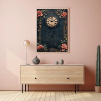 Vintage Clock Wall Art for Heritage Enthusiasts – Cultural Poster