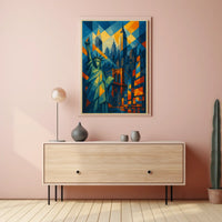 Geometric New York City Poster