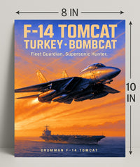 F-14 Tomcat Fleet Guardian Poster PosterGoat