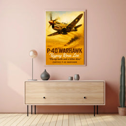Gypsy Rose Lee P-40 Warhawk Poster PosterGoat