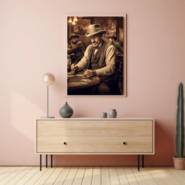 Western Poker Night Poster