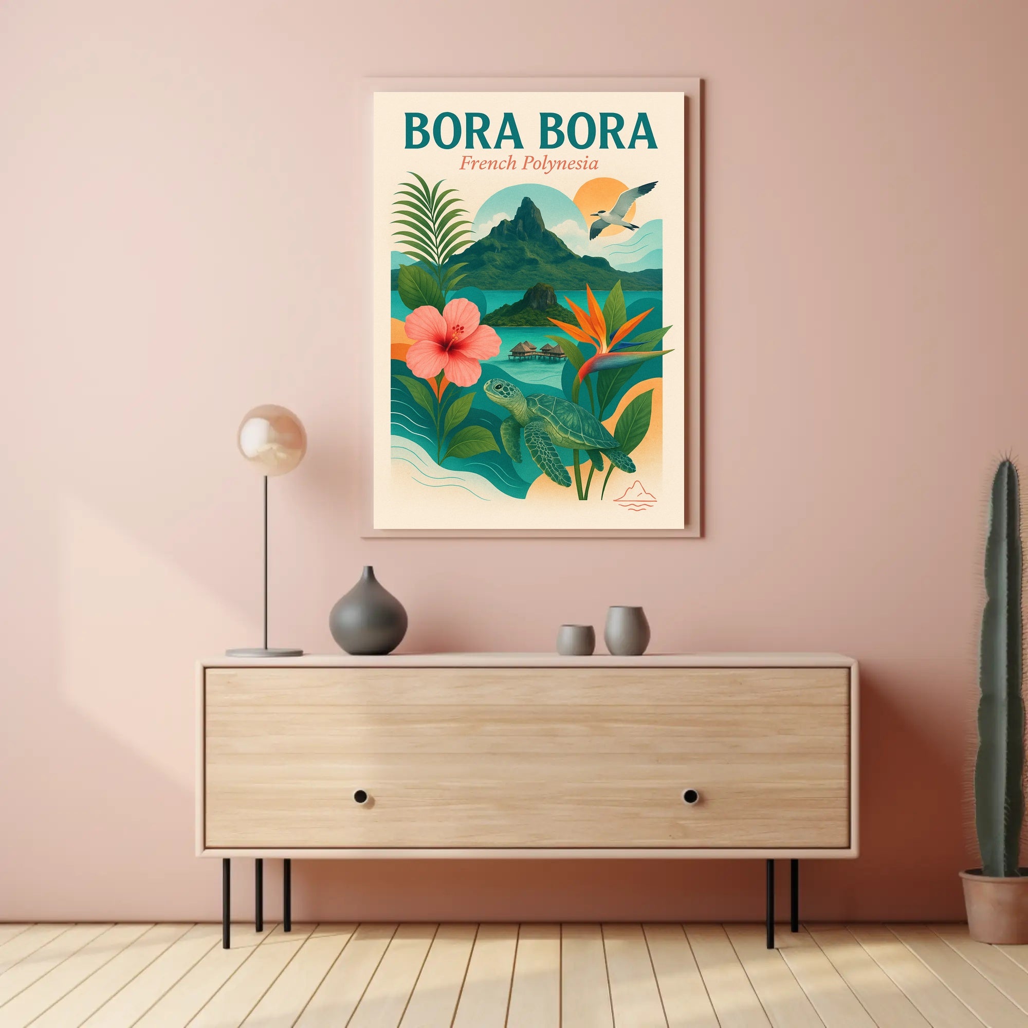 Bora Bora Idyllic Escape Travel Poster PosterGoat