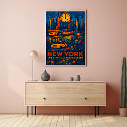 New York The City That Never Sleeps Poster