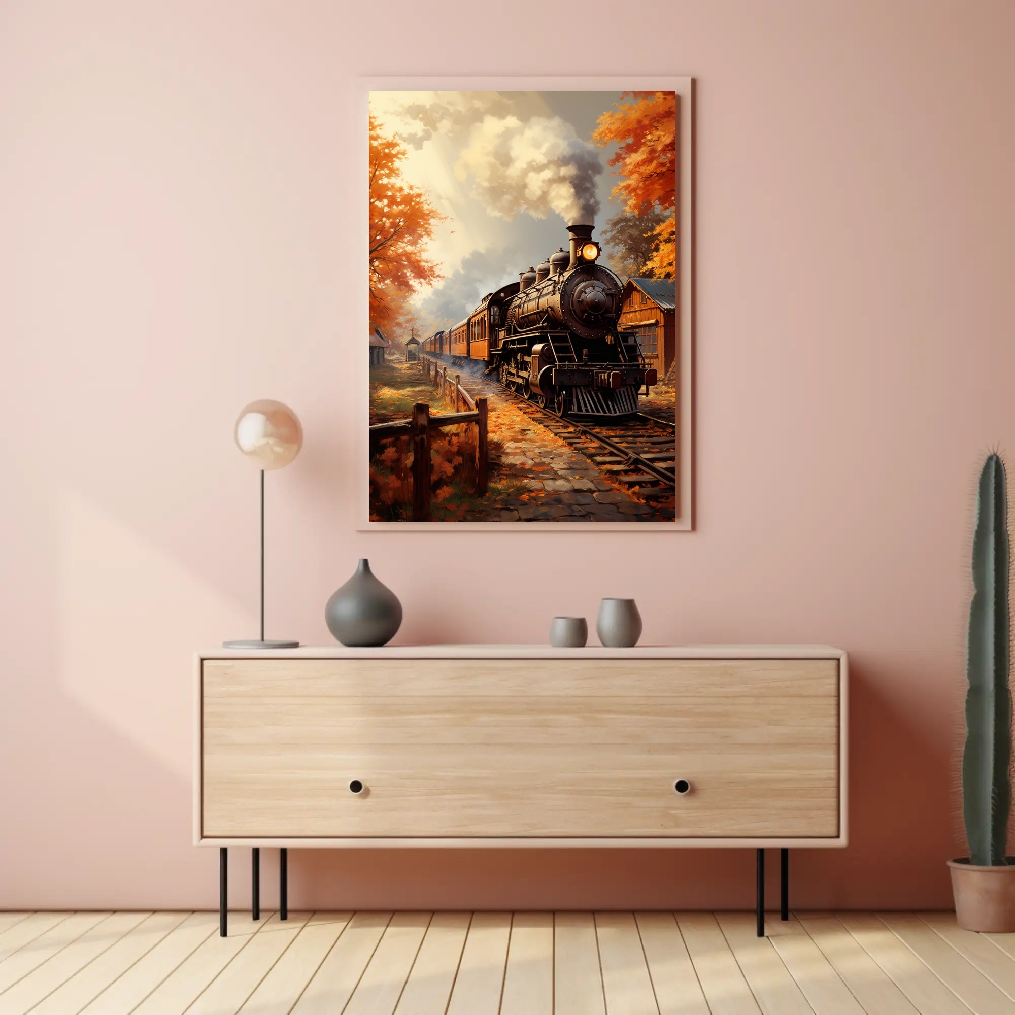 Autumn Steam Journey Poster