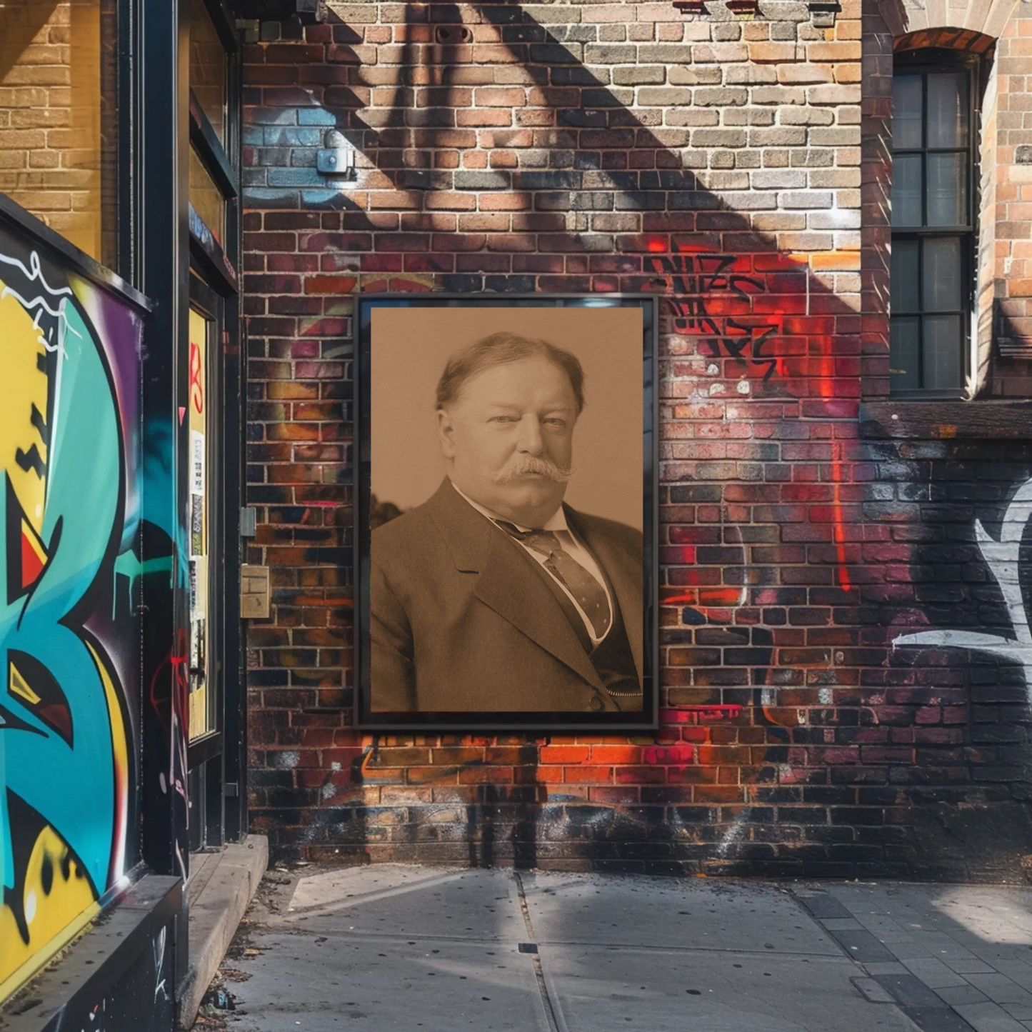 William Taft 27th President Sepia Photo