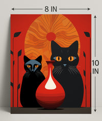 Feline Elegance Poster