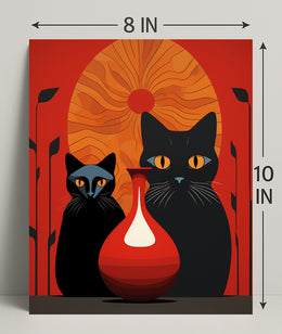 Feline Elegance Poster