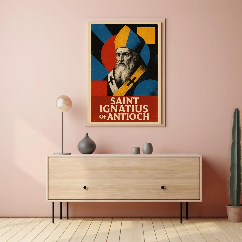 Saint Ignatius of Antioch Religious Art Poster