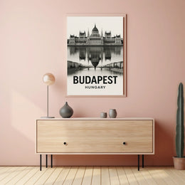Budapest Reflection Poster