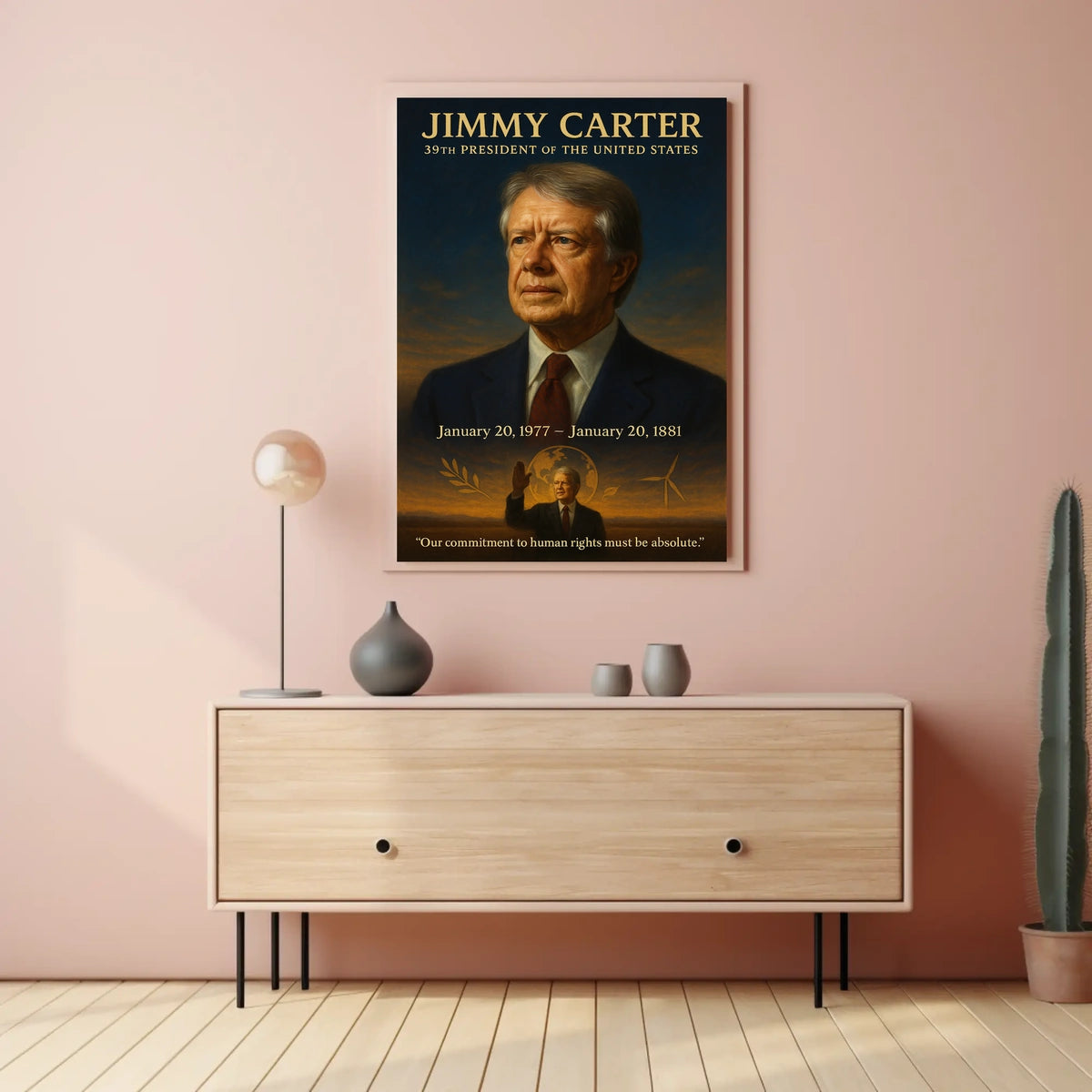 Jimmy Carter 39th President Poster