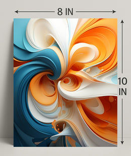 Abstract Swirl Of Colors Abstract Poster PosterGoat
