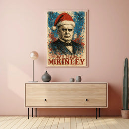 William McKinley 25th President of the United States Christmas SeriesPoster