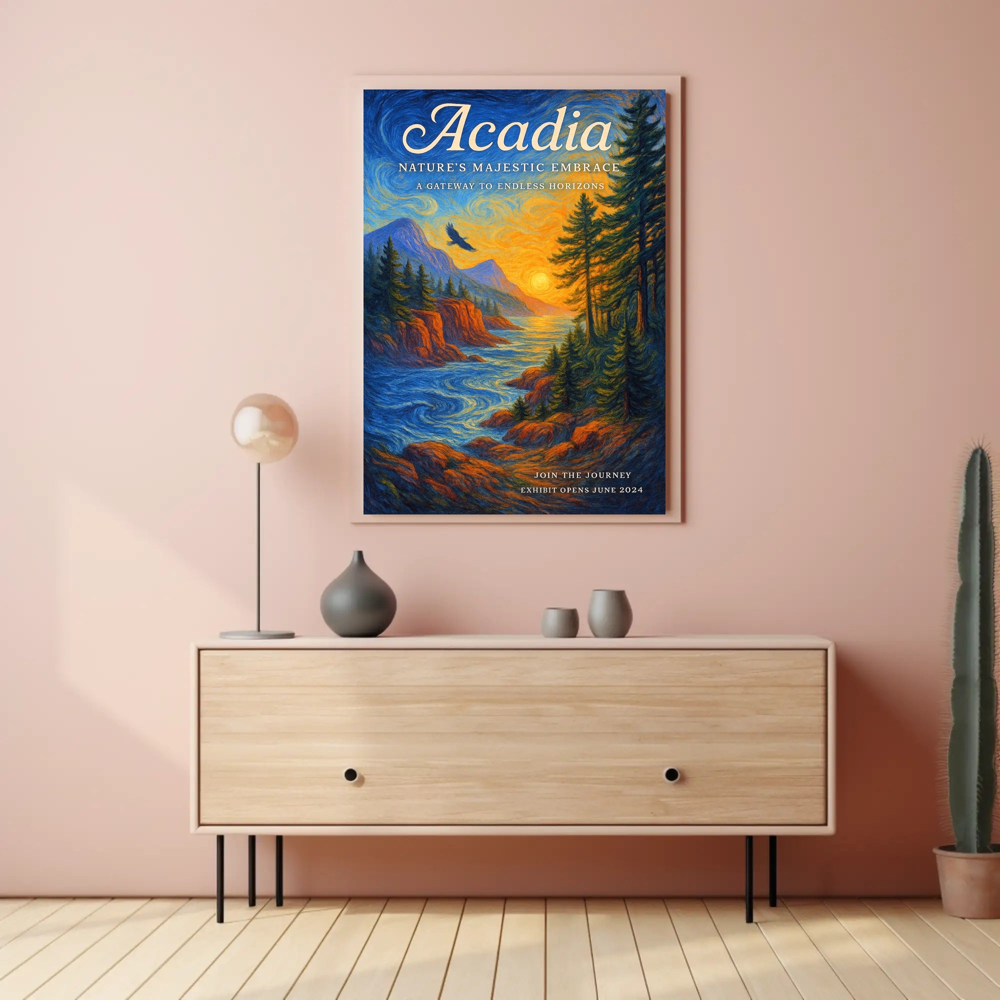 Nature's Majestic Embrace Art Print - National Park Poster