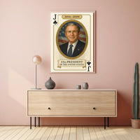Forty Third President Of The United States Portrait Poster