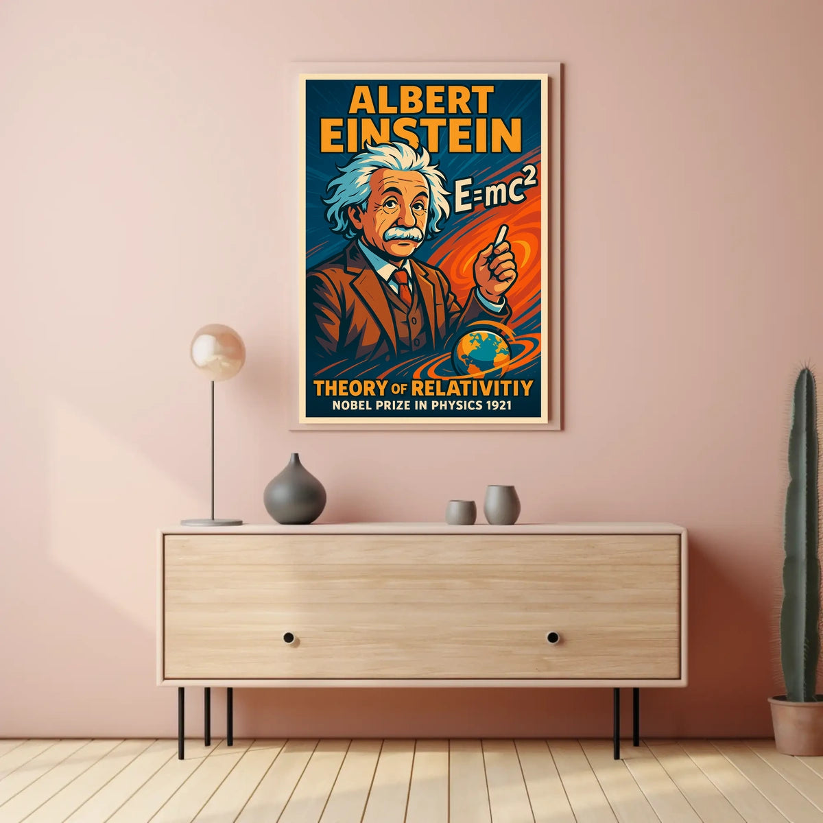 Albert Einstein Nobel Prize In Physics Poster