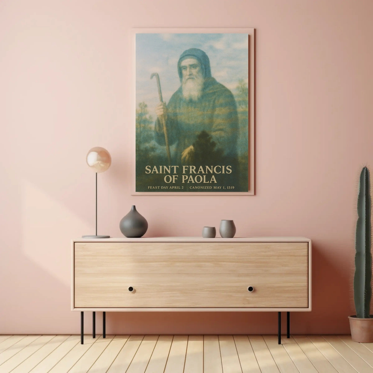 Saint Francis Of Paola Poster