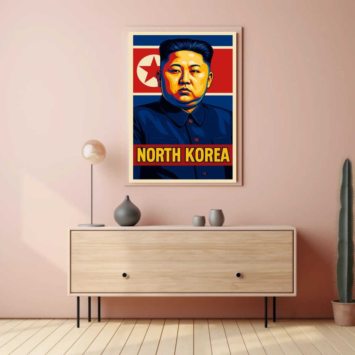 North Korea Leader Poster
