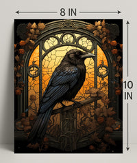 The Enigmatic Raven Poster