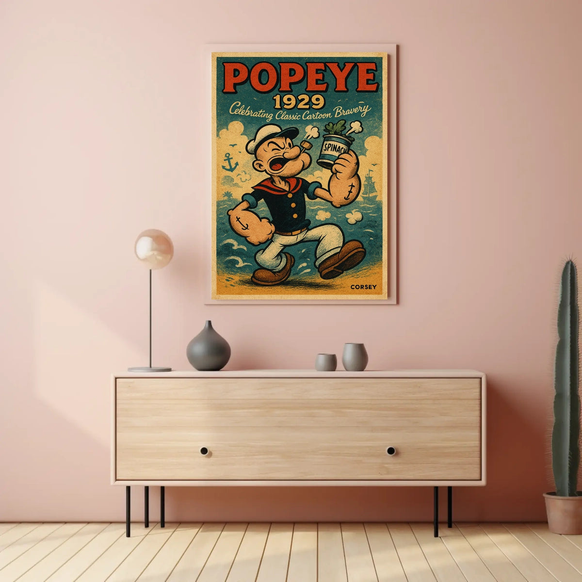 Popeye 1929 Art Poster POP-170