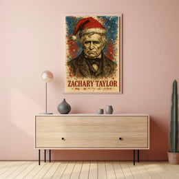 Zachary Taylor 12th President of the United States Christmas SeriesPoster