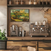 Idyllic European Countryside Landscape: Abstract or Artistic Poster