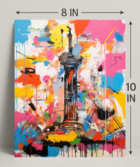 Vibrant Tower Poster