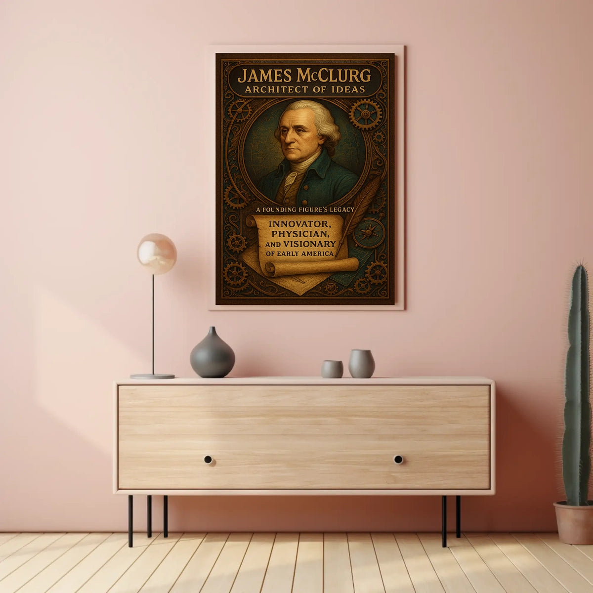 James McClurg Architect of Ideas Poster