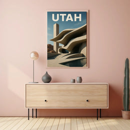 Architectural Wonders Of Utah Poster