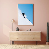 Skiing Adventure Poster