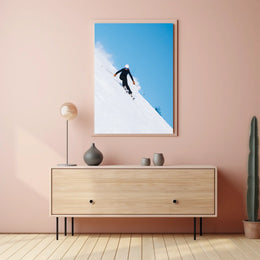 Skiing Adventure Poster