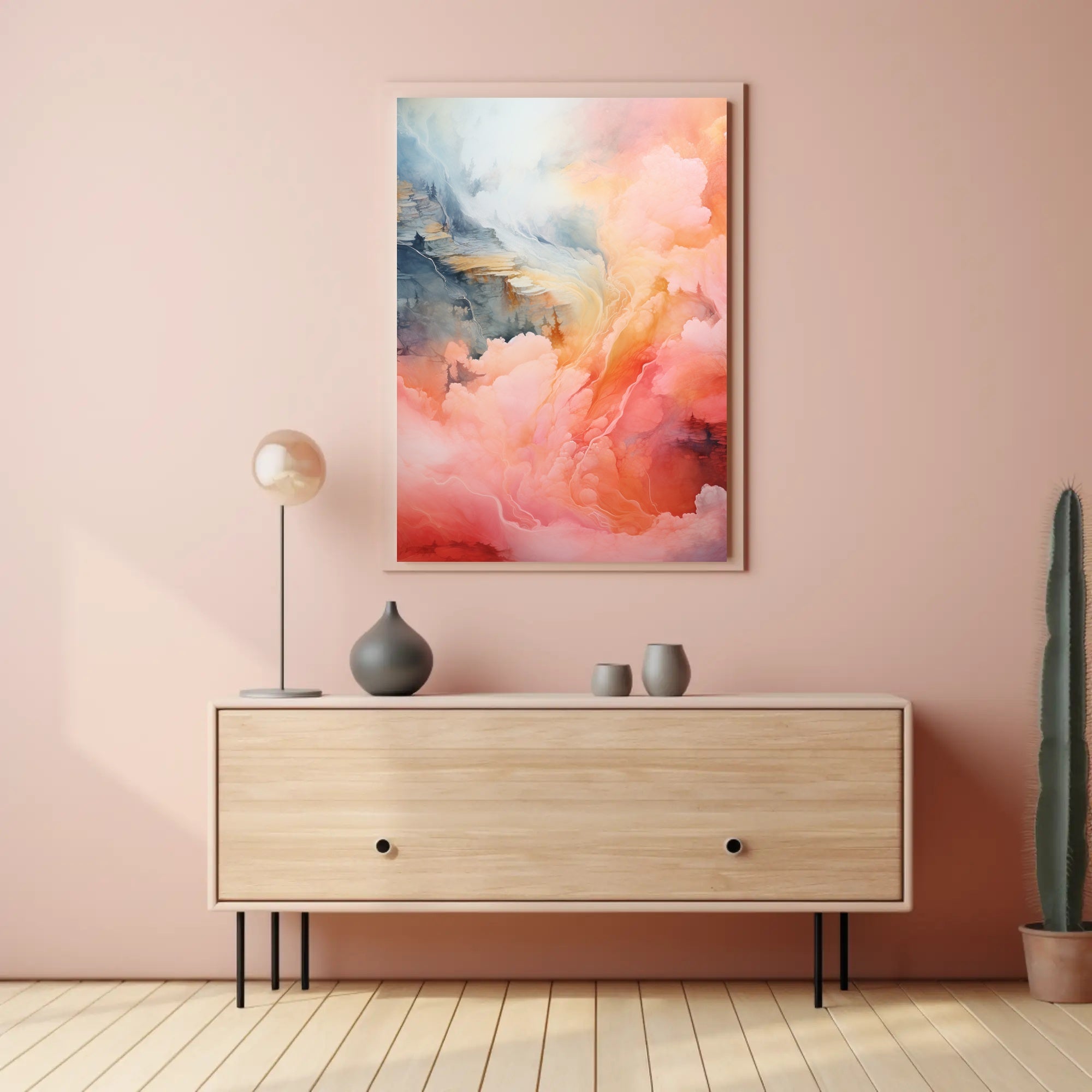 Dreamscape In Pastel Poster