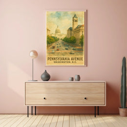 Pennsylvania Avenue Washington, D.C Poster