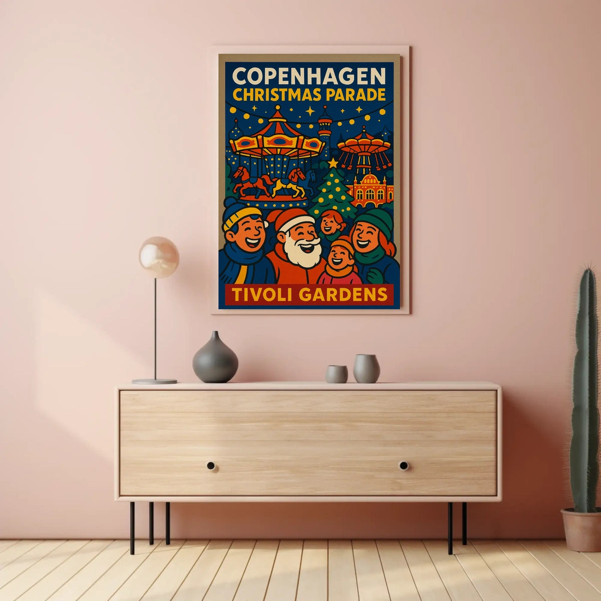 Copenhagen Christmas Parade Poster