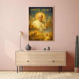 Saintly Legacy The Journey of St. Pope John Paul II Poster