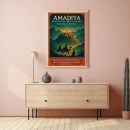 Amadiya Home to the Three Wise Men Poster