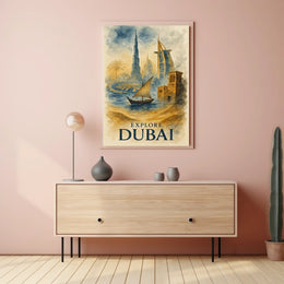 Discover the Wonders of Dubai Description Immerse yourself in Poster