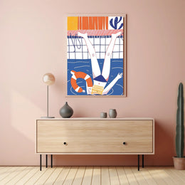 Summer Poolside Fun Poster