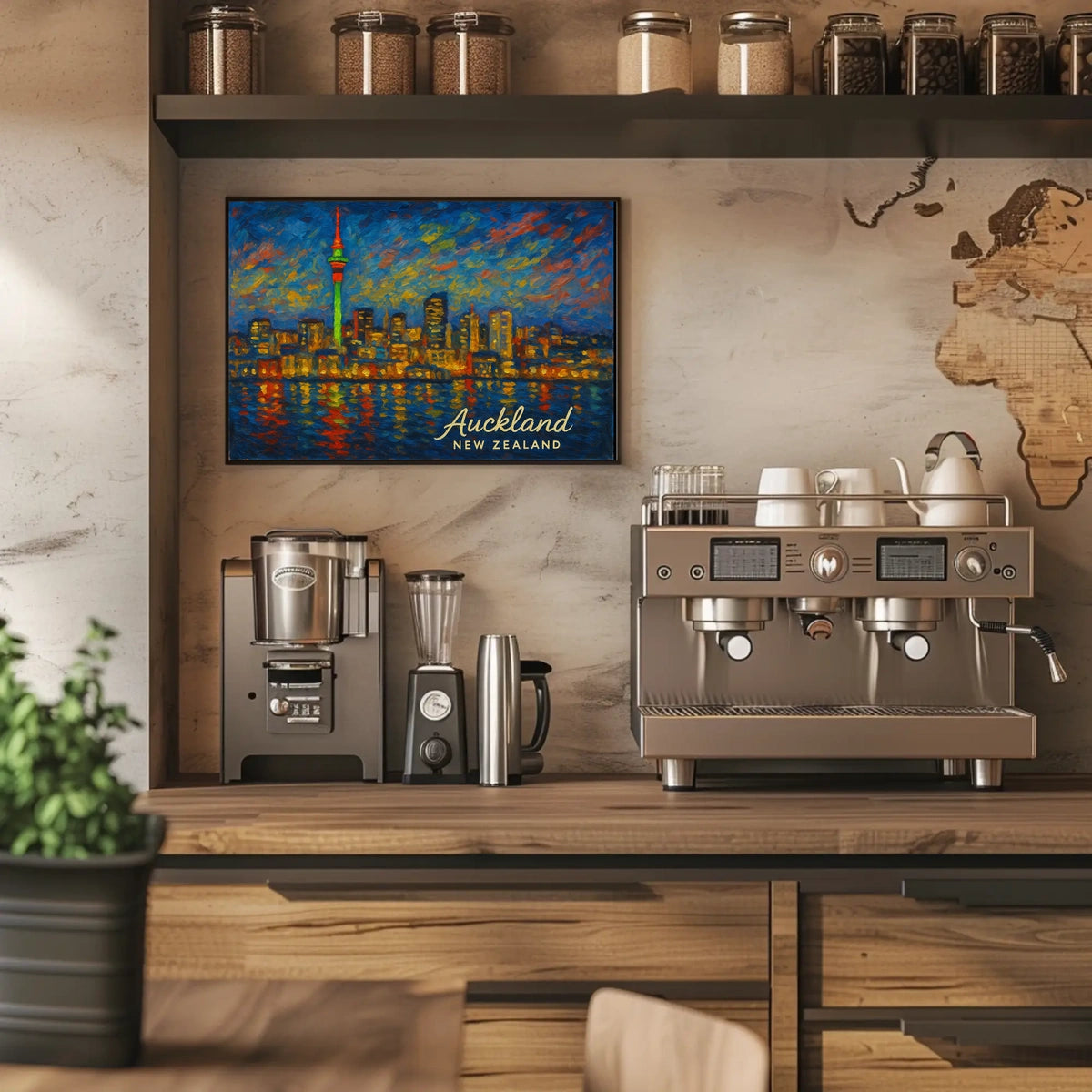 Auckland Skyline Poster